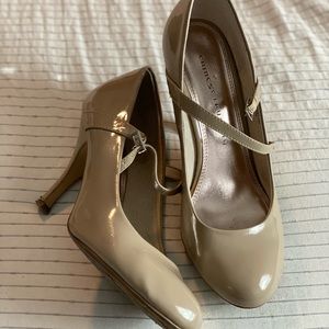 Chinese Laundry heels in Patent Nude